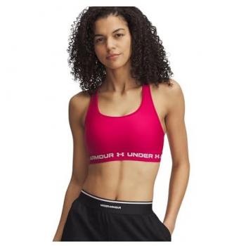 Under Armour Crossback Mid Sport BH Dames Roze K681