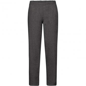 Men's Dark Heather Jogging Pants with Open Hem