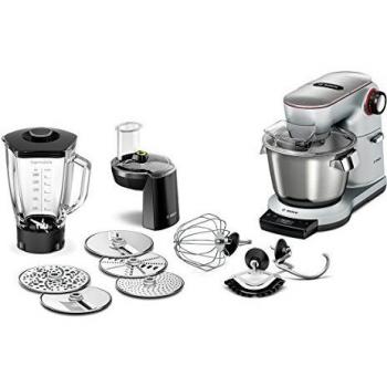Bosch Küchenmaschine OptiMUM MUM9DT5S41, Edelstahl-Schüssel 5,5 L 1500 W, silber