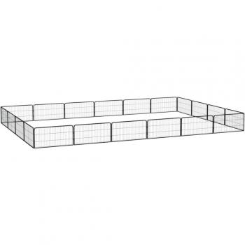 Caja de Almacenamiento para Perros con Recubrimiento en Polvo 100x50 cm