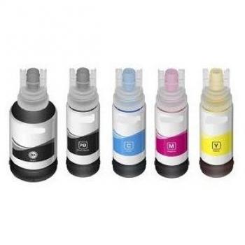 Botella de Tinta Negra 140ML Compatible para Epson EcoTank ET-7700 / ET-7750