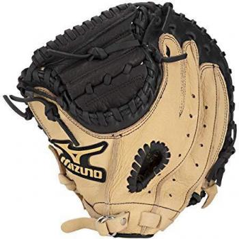 Mizuno Prospect Series 32 Youth Catcher's Mitt Left Hand Black-Tan