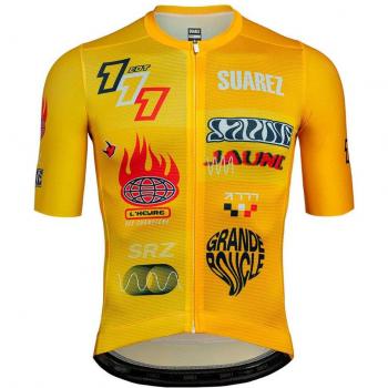 Maglia Suarez Gialla Manica Corta Tour de France 2024
