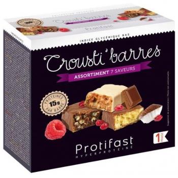 Protifast Barre Crousti Assorti 7 (répétition): Protifast Barre Crousti Assorti avec 7 saveurs différentes