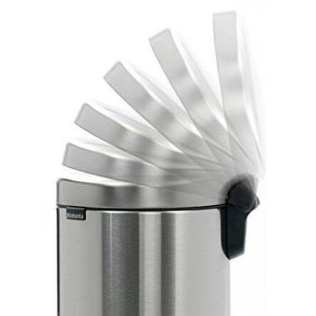 Papelera de acero brillante Brabantia 3L