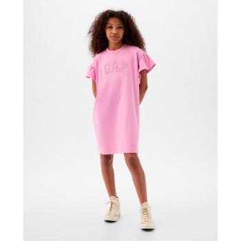 Vestido rosa tipo camiseta para niña Gap