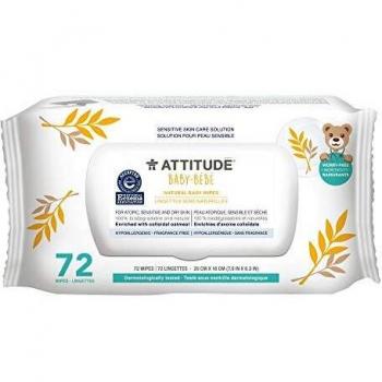 Attitude salviette per la cura della pelle dei neonati