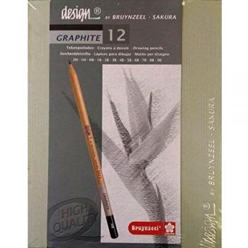 Bruynzeel ensemble de 12 crayons graphite en boîte