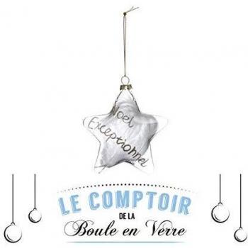 Verre intérieur Sujet de Noël Plumes Black Touch – FEERIC CHRISTMAS