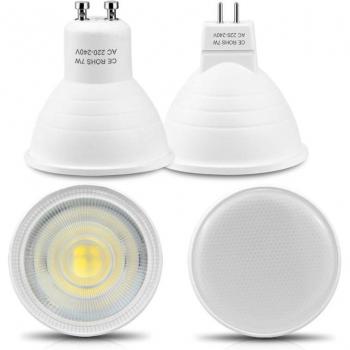 220V LED Bulb GU10 MR16 7W