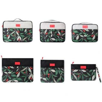 6pcs Vintage Floral Suitcase Storage Bags