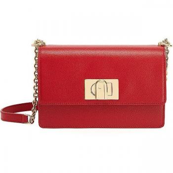 Furla Red Handbag Bandolera Mujer