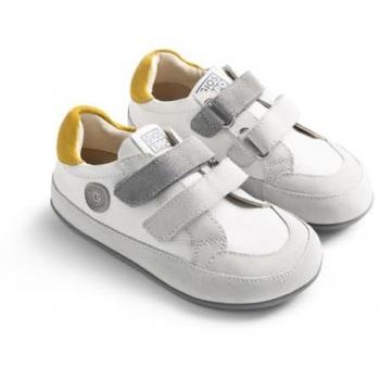 UK 13 Gioseppo Onekama White Trainers for Boys and Girls