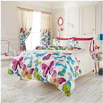 Luxurious Butterfly Duo: Duvet & Pillow Case Set
