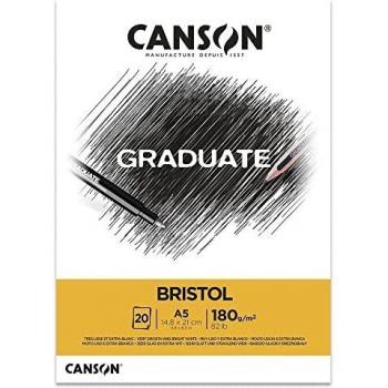 CANSON Graduate Bristol Zeichenblock A5 180 g/m²