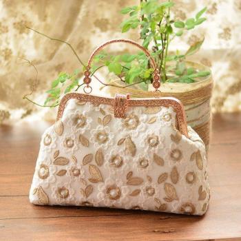 Alasir Women's Embroidered Lace Clutch