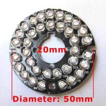 Tablero IR 36 LEDs 850 nm – Iluminación de Seguridad