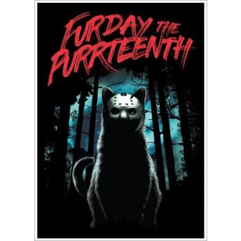 Grindstore Furday Der Purrteenth Mini-Plakat – 1:1 Größe
