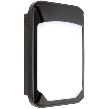 Netlighting Lucca Integrated LED Outdoor Mini Microwave Wall Light Black IP65