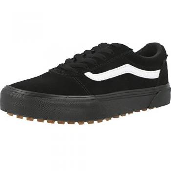Zapatillas Vans Ward Guard Black/Black Infantil, Zapatilla de moda para niño, Color Negro, Talla 34 EU, Material: Suede