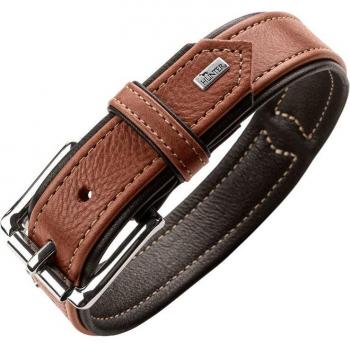 Hunter Dog Collar Canadian Up – 60 cm, Cognac/Zwart