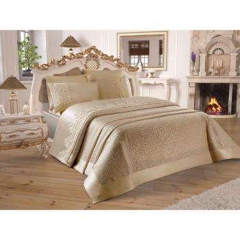 Set di biancheria per letto Diana 3 pz, copriletto 230x240, federe 50x70, beige
