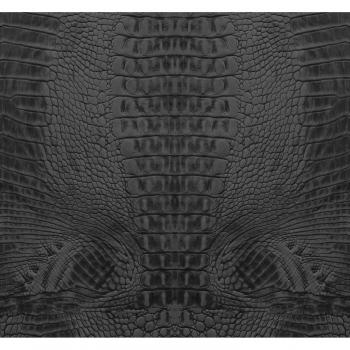 Papier Peint Texturé Crocodile Noir