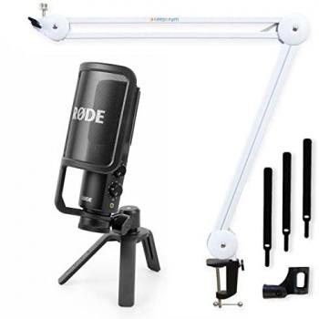 RØDE NT-USB+ Mikrofon mit Gelenkarm Weiß
