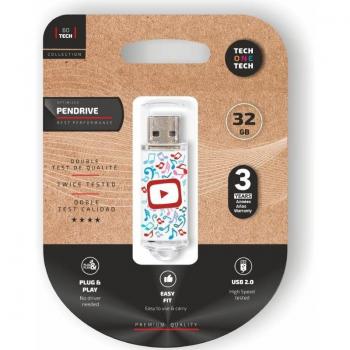 Dispositivo de almacenamiento USB Tech One Tech Video Dream de 32GB