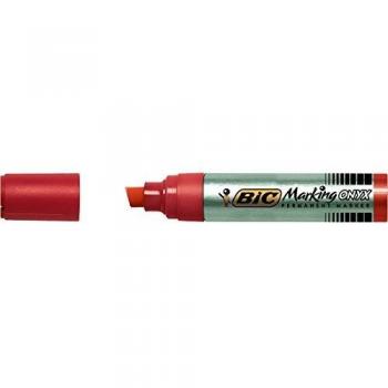 BIC Onyx 1891 XXL Permanent-Markierer in Rot – 6er Pack