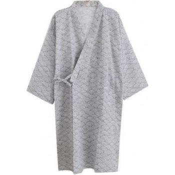 Print‑Patterned Bathrobe Set