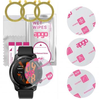NanoGlass Protecteur Apgo – Triplé, remplacement du verre trempé pour TicWatch Pro 3 Ultra GPS