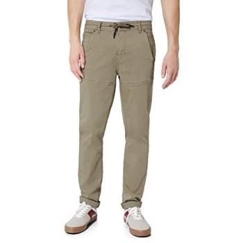 STREET ONE MEN Jogger Pants 5-Pocket-Style Herrenhose beige Gr. 31, Länge 34