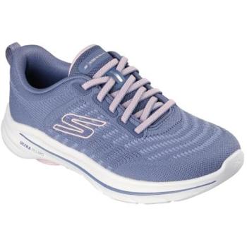 Skechers Women's GO WALK 8 Britt Trainer – Taupe, Size 3, Textile/Synthetic, Vegan, Machine Washable