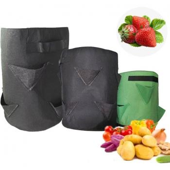 Maceta Tela No Tejida Fresas 5 Gal