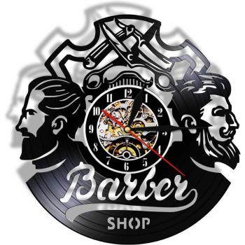 Reloj de vinilo para salón de belleza