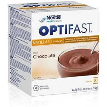 Optifast Chocolate Custard 8 Sachets x 55g