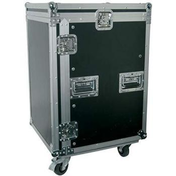 Citronic 16U 19 rack case with wheels