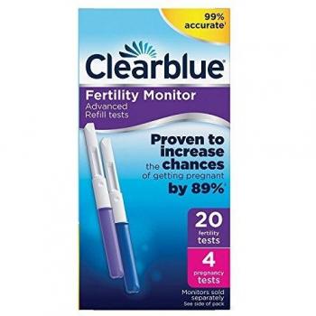 Clearblue Fertility Monitor Refill: 24 Tests Total (20 Ovulation, 4 Pregnancy)