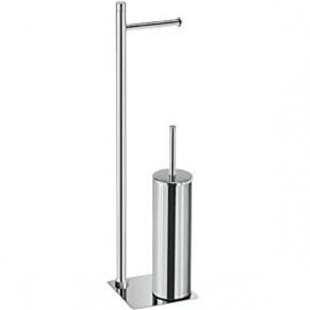 Pie de Baño Elegante Kiamami Valentina: Porta Escobilla + Rollo