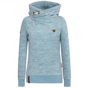 Naketano Female Hoody „The Dark Knight III“ – Farbvariante Dusty Blue Melange, L