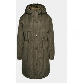 Female Khaki Water‑Resistant Padded Parka – 8
