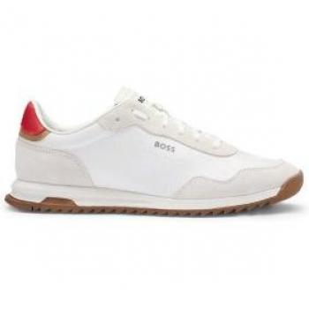 Hugo Boss Zayn Low PSDTX 10254016 – Calzado Blanco para Hombre