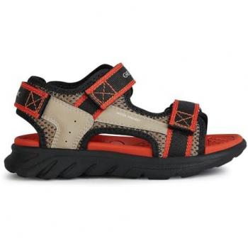 Sandalia GEOX Airadyum Niño Beige Oscuro/Rojo