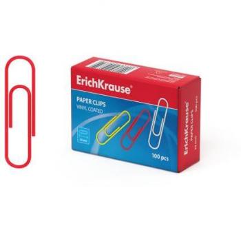 Ganchos Elásticos Erichkrause – Aço revestido de plástico, resistente e colorido – 33 mm