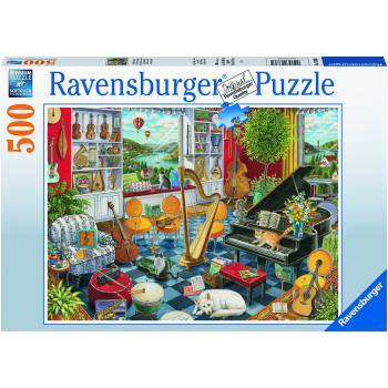 Ravensburger Estudio Musical 500 piezas – Rompecabezas de Arte