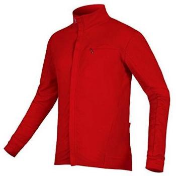 Maglia Endura Xtract Roubaix Maniche Lunghe Rosso Grandi