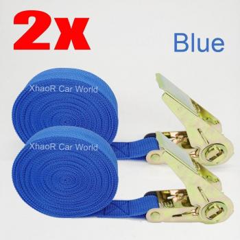 Heavy‑Duty 2‑Pack Luggage Binding Straps – 3 m Each, Ratchet Closure