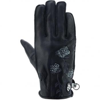 Helstons Gants Moto Fleur Femme Noir (S/M)