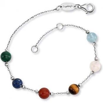 Engelsrufer Armband »POWERFUL STONE«, Malachit, Lapislazuli, Jaspis, Tigerauge, Rosenquarz, Achat